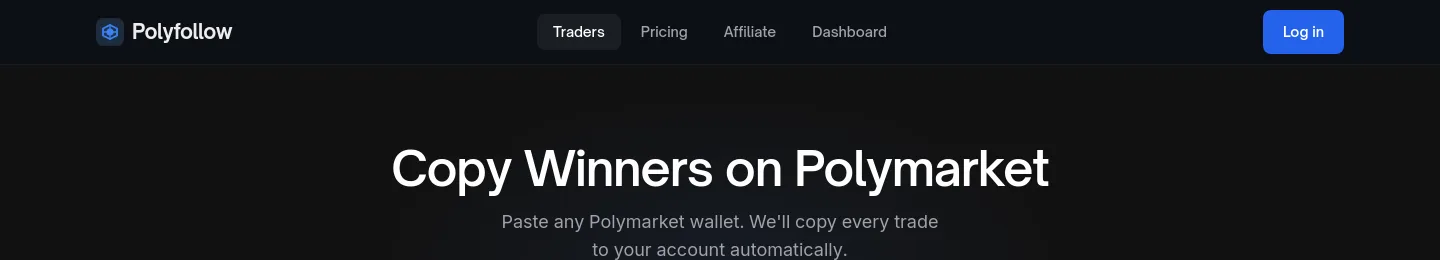 polyfollow.com — a measured funnel