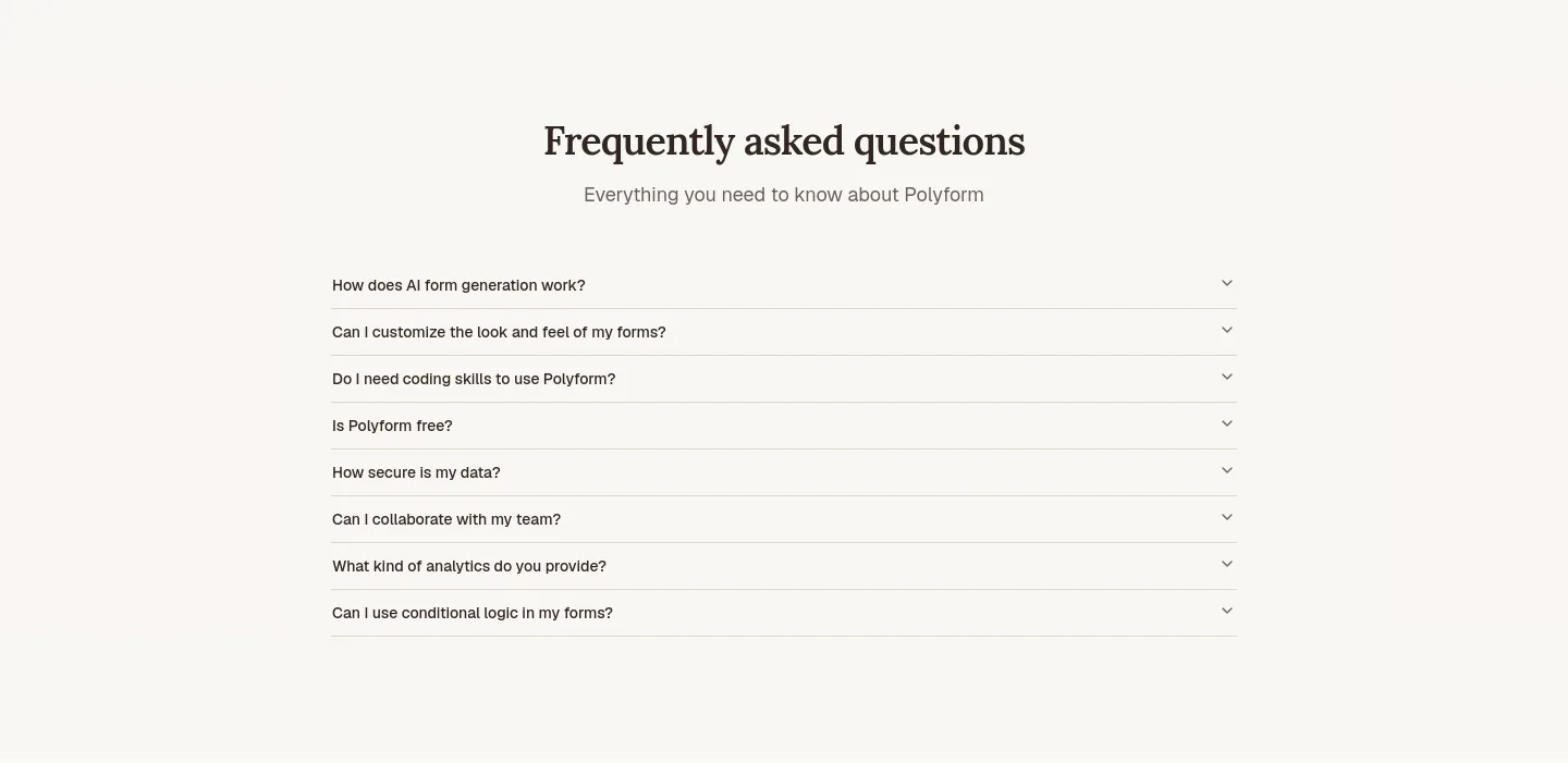 polyform.to — FAQ