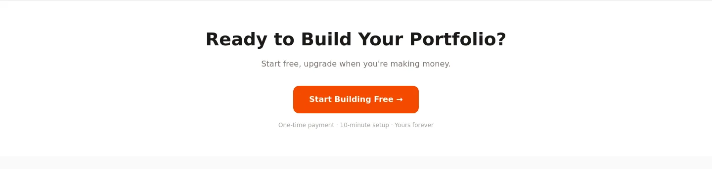 porfilr.com — a real CTA section