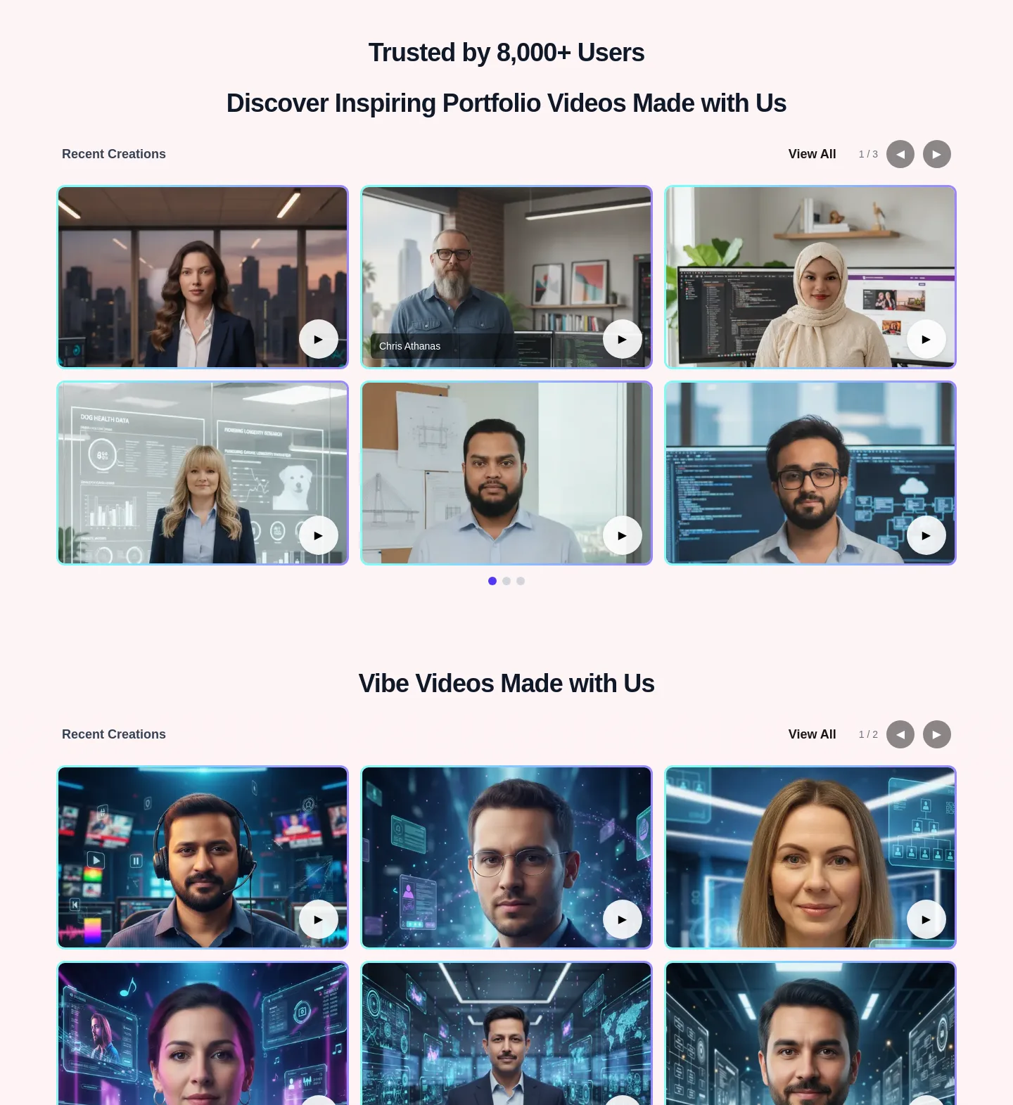 portfoliovideo.com — Logo Wall