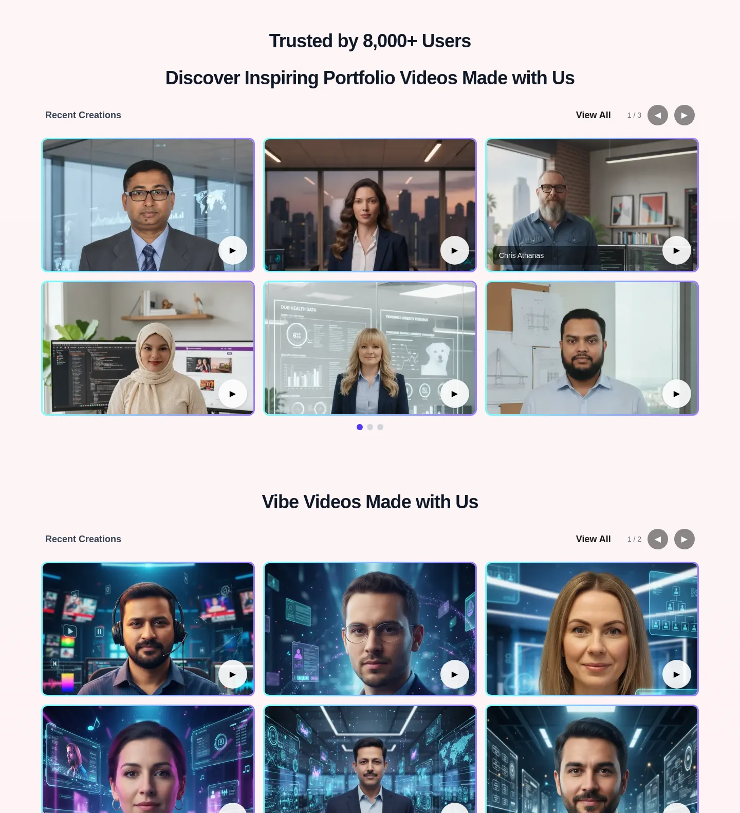 portfoliovideo.com — Logo Wall