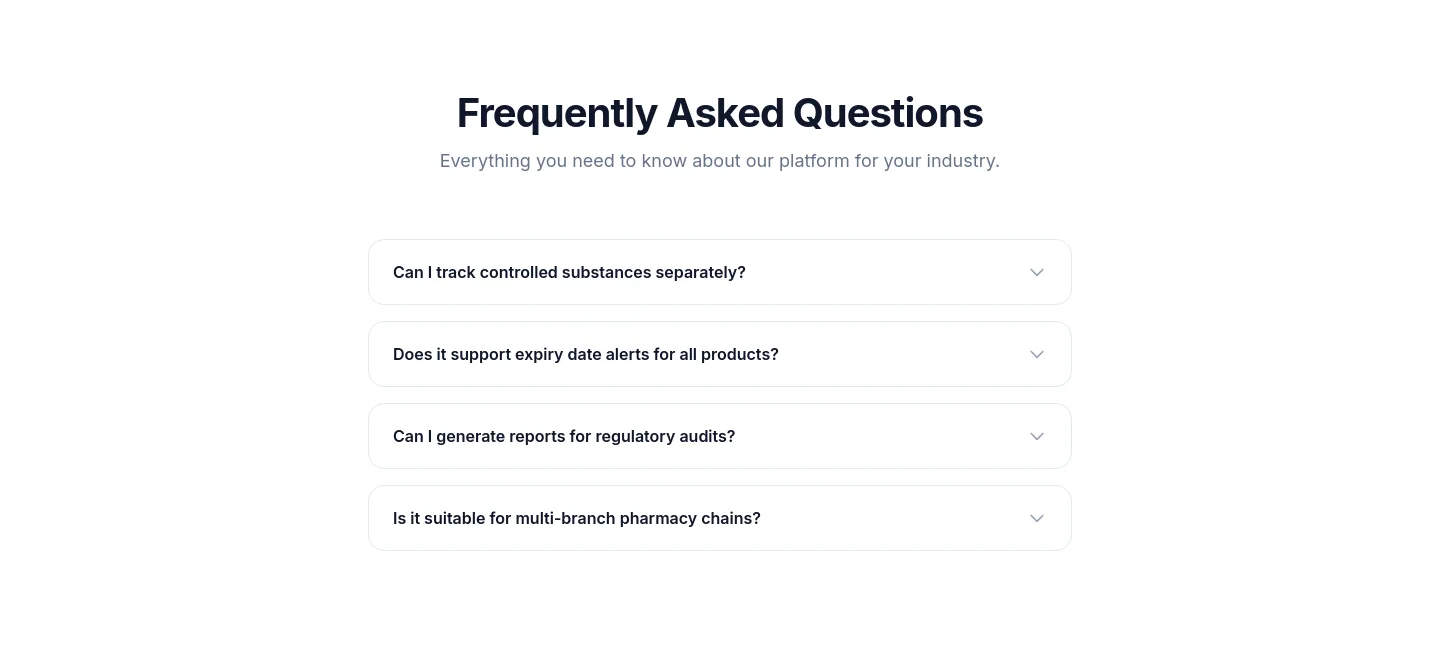 posforshops.com — a real FAQ section