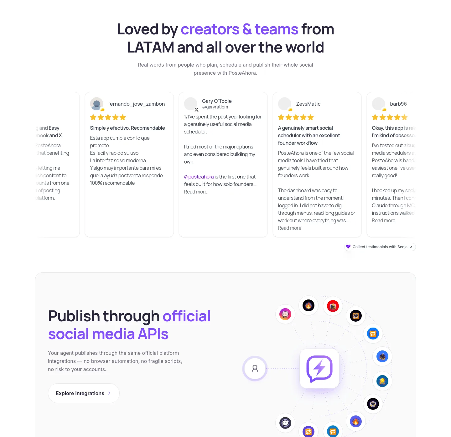 posteahora.com — Logo Wall