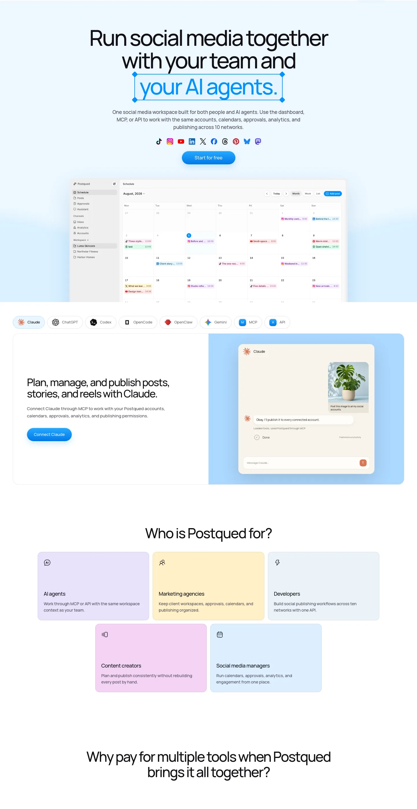 postqued.com — Hero