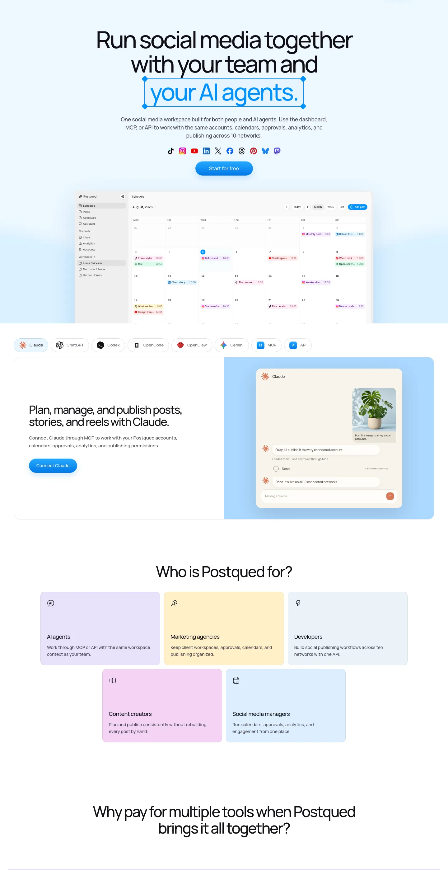 postqued.com — Hero