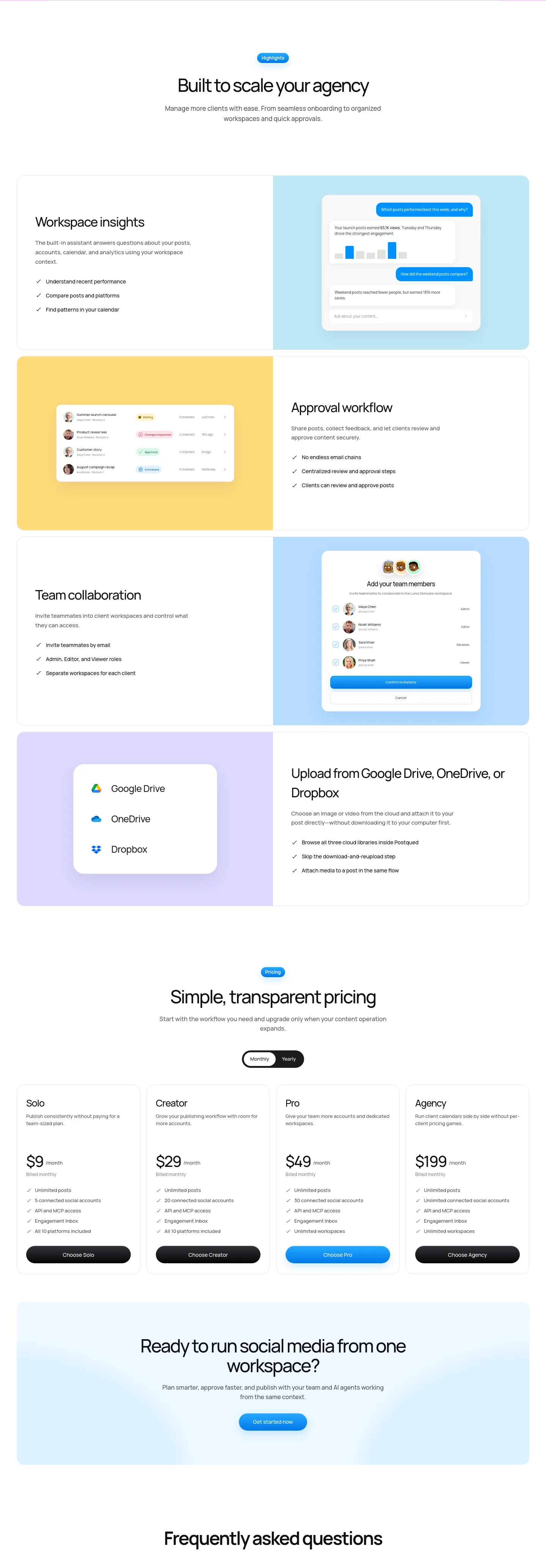 postqued.com — FAQ