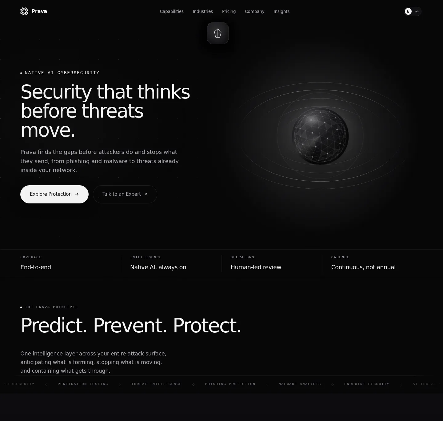 prava.dev — Hero