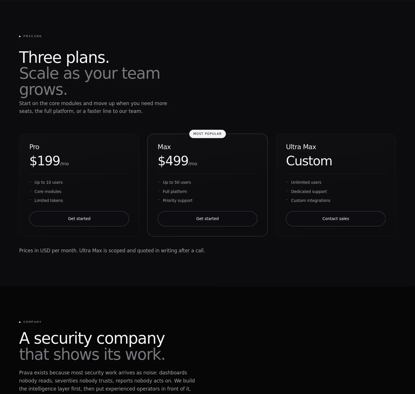 prava.dev — Pricing