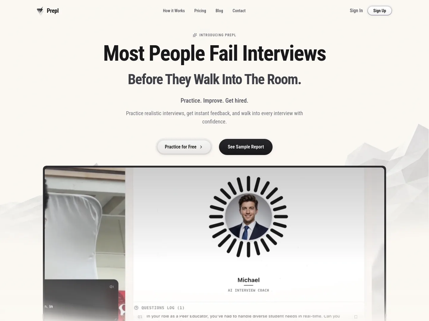 prepl.me — a measured funnel
