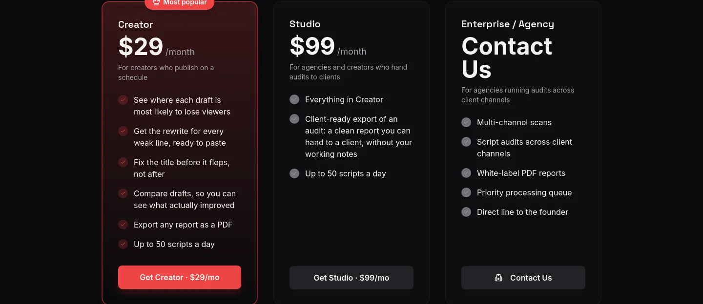 prepublish.ai — Pricing