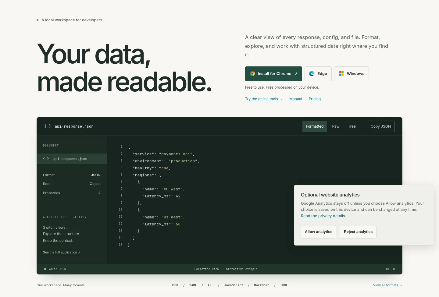 prettify.cloud — Hero