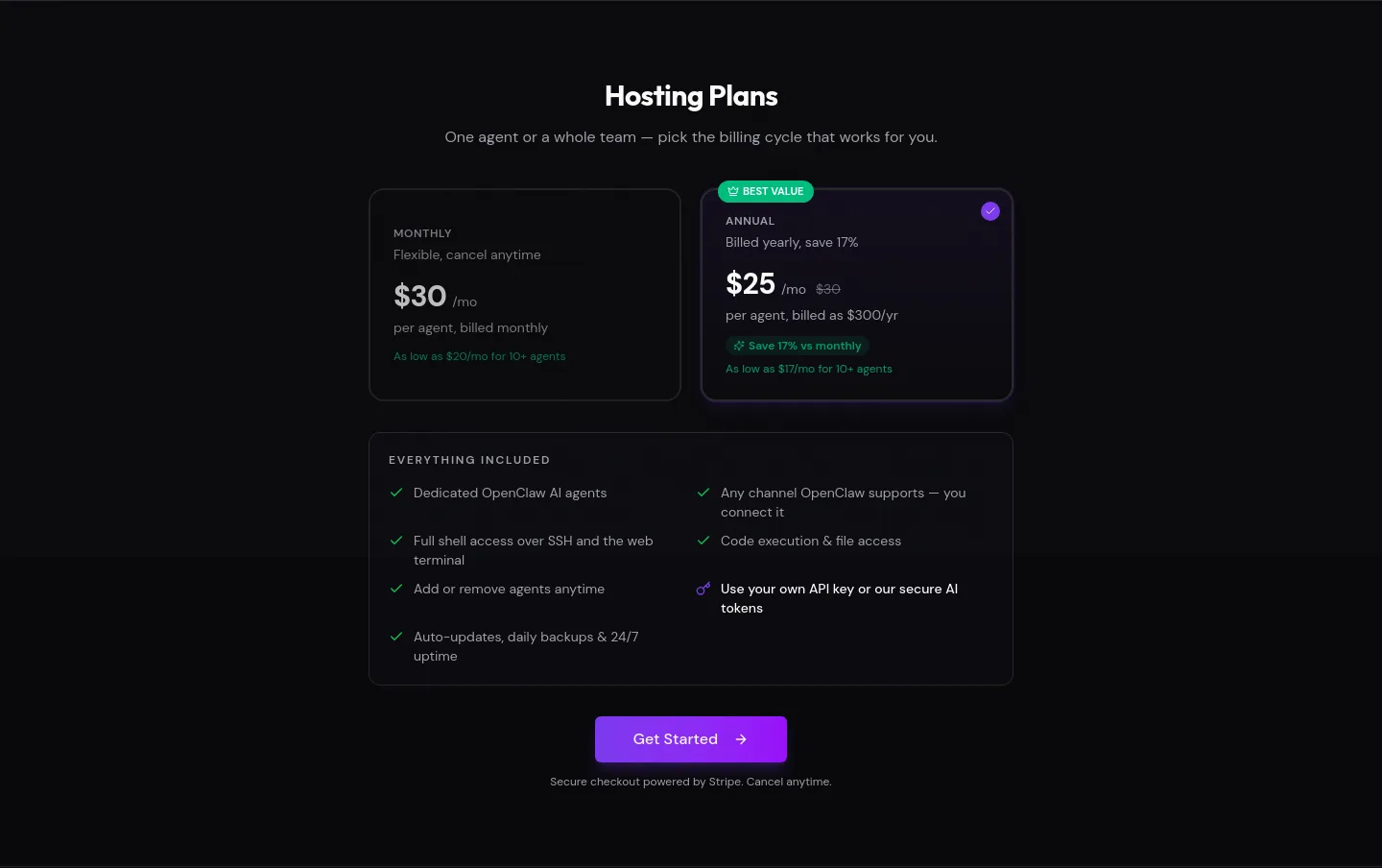 privateclawd.com — Pricing