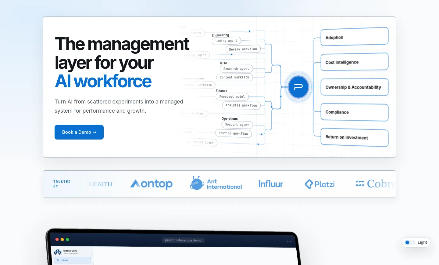 proxon.ai — Hero