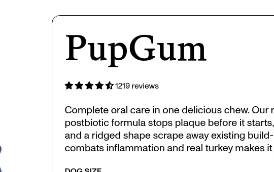 Rating element from pupgum.com