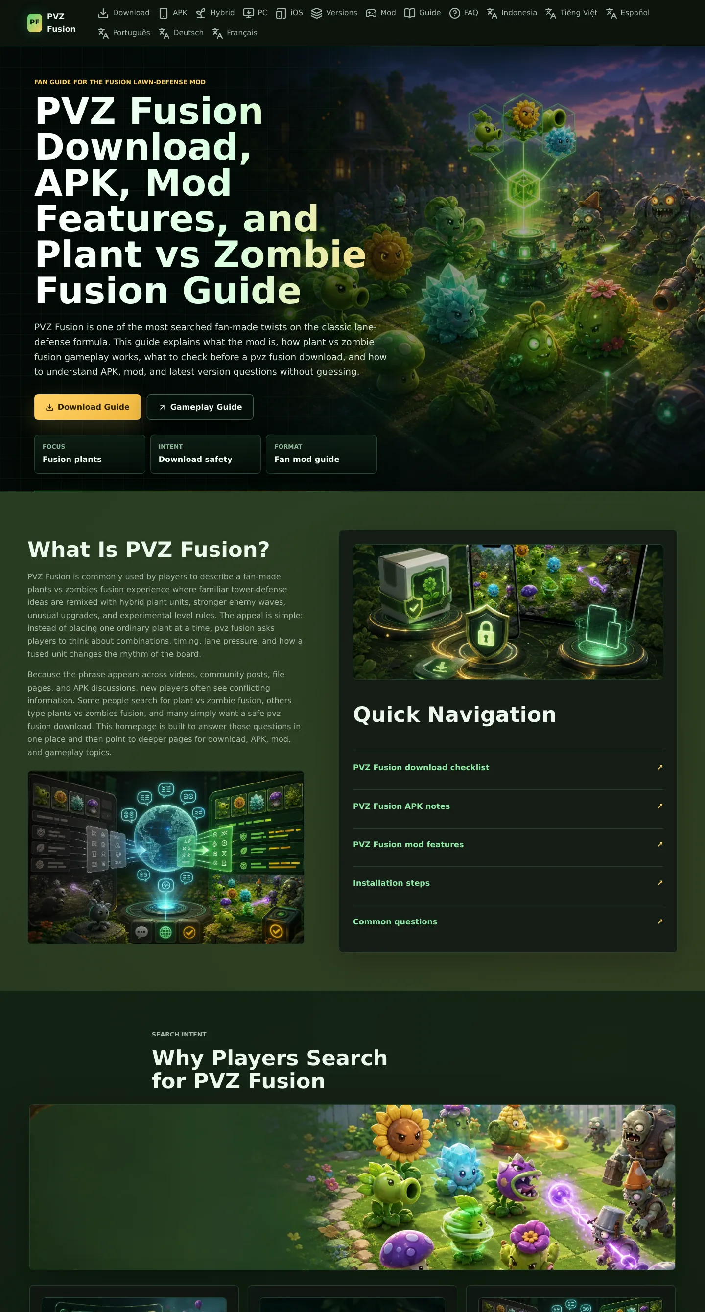 pvzfusion.id — a measured funnel