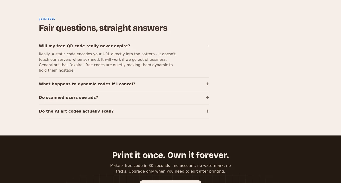 qrmkr.io — FAQ