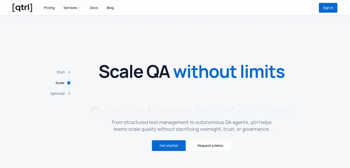qtrl.ai — a measured funnel