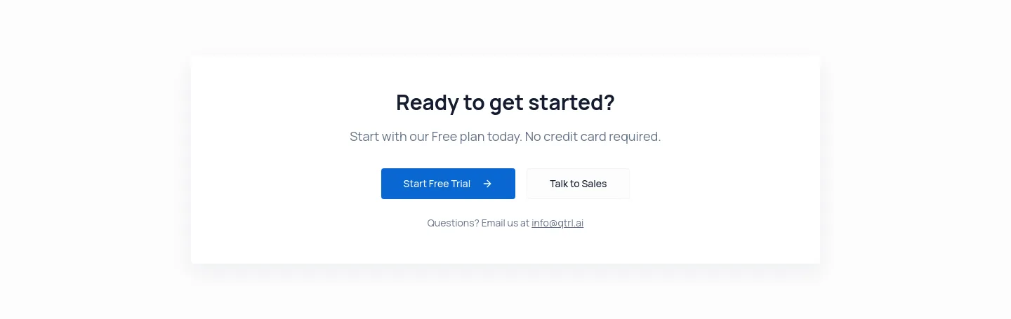 qtrl.ai — CTA