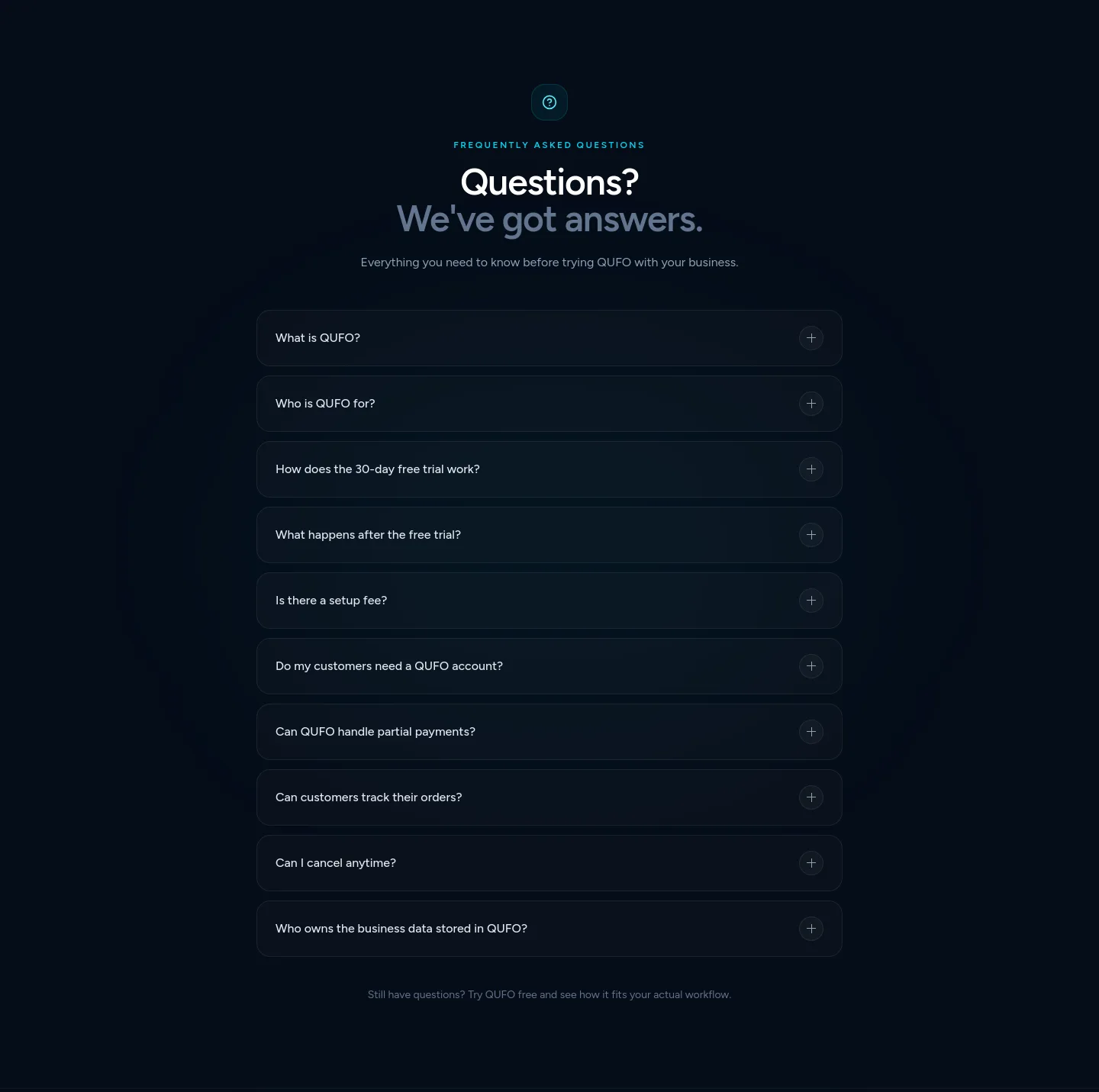 qufo.im — FAQ