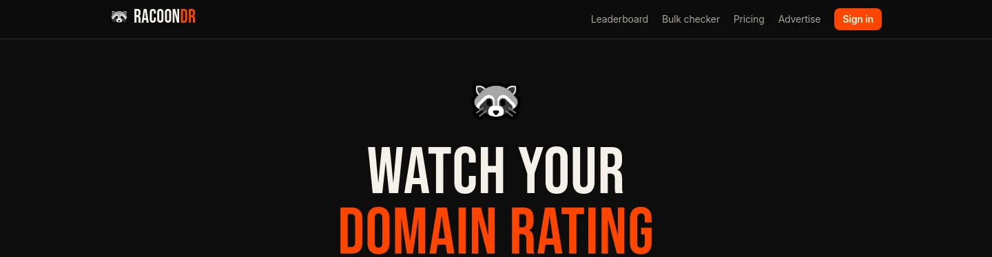 racoondr.com — a measured funnel