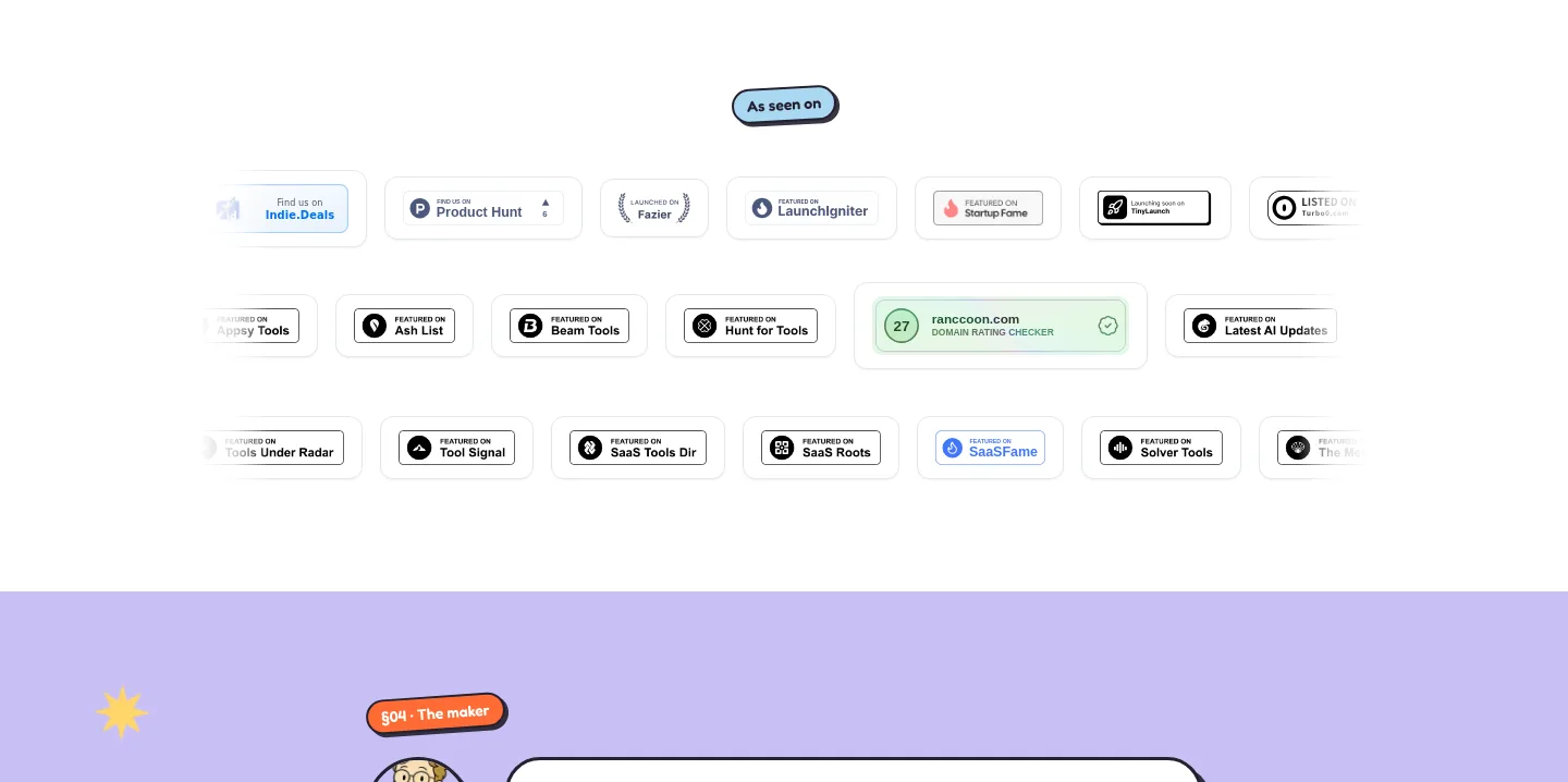 ranccoon.com — Logo Wall