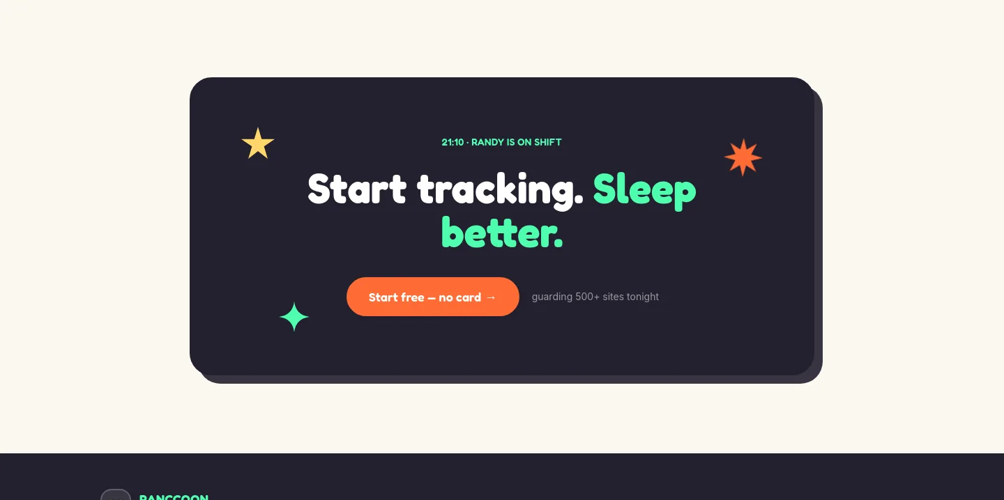 ranccoon.com — CTA