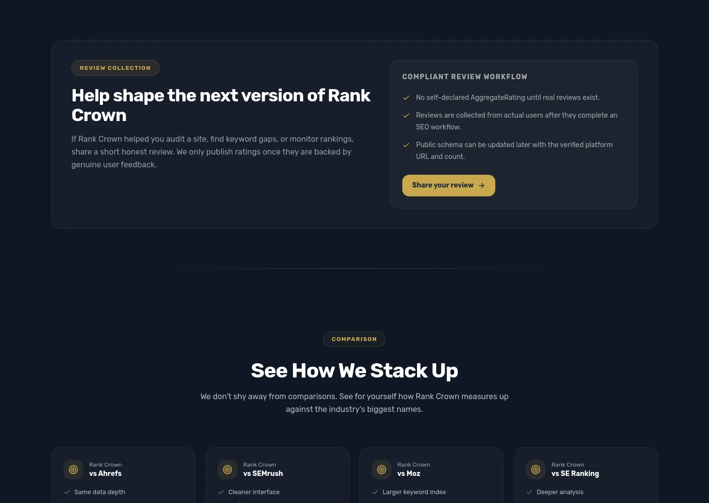 rankcrown.com — a real Logo Wall section