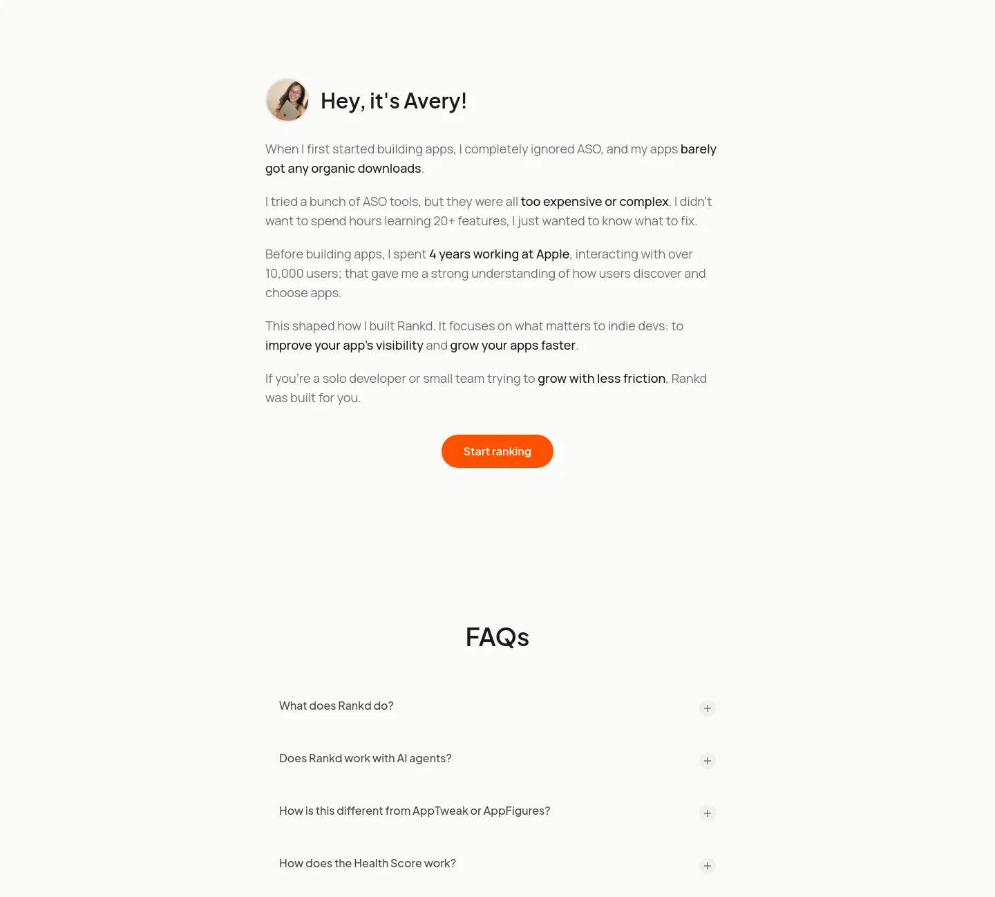 rankd.dev — Stats