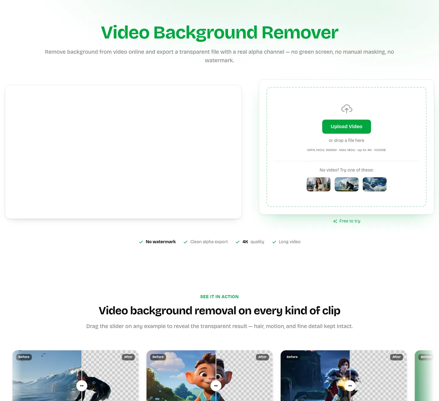 removevideobg.com — Hero