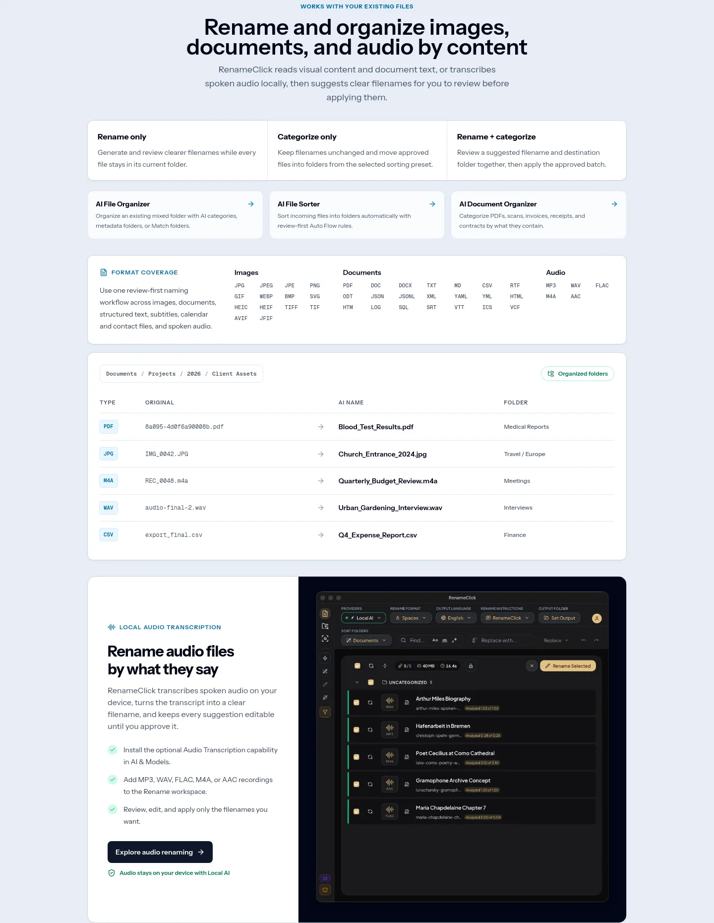 rename.click Logo Wall section