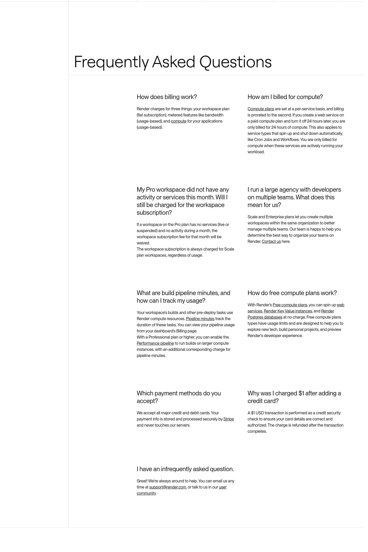 render.com — FAQ