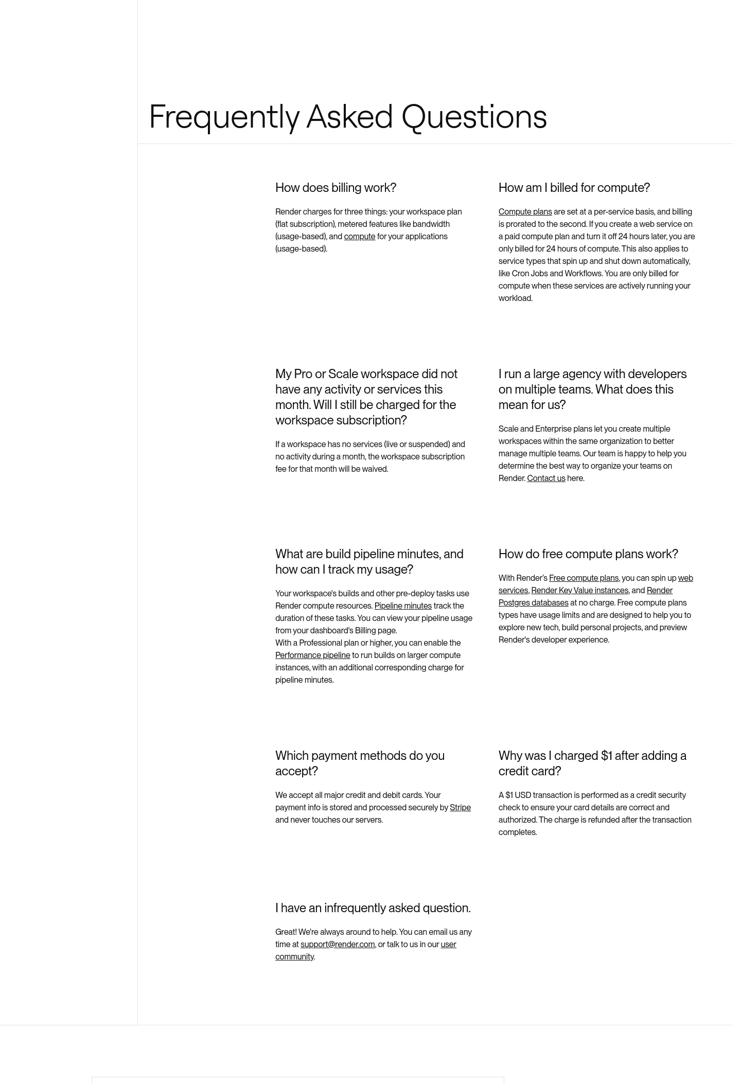 render.com — FAQ