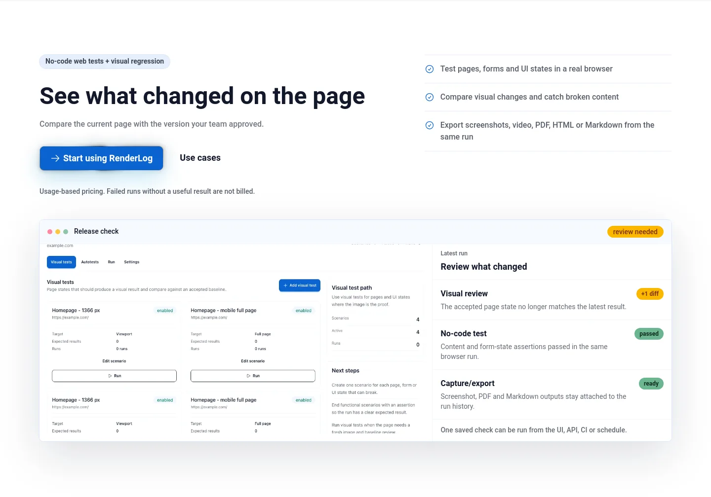 renderlog.com — Hero