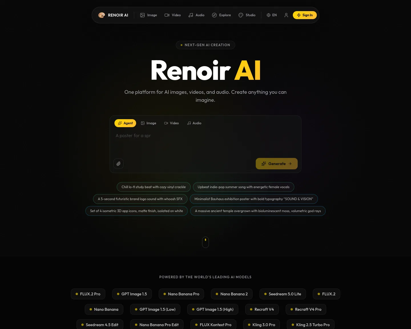 renoir.best — Hero