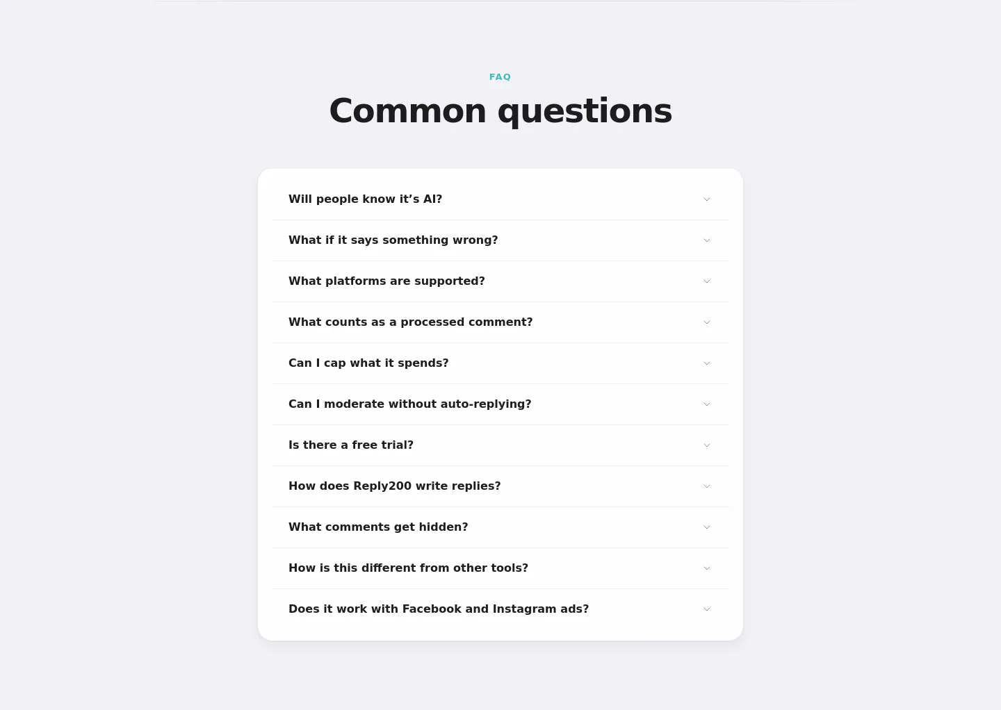 reply200.com — FAQ