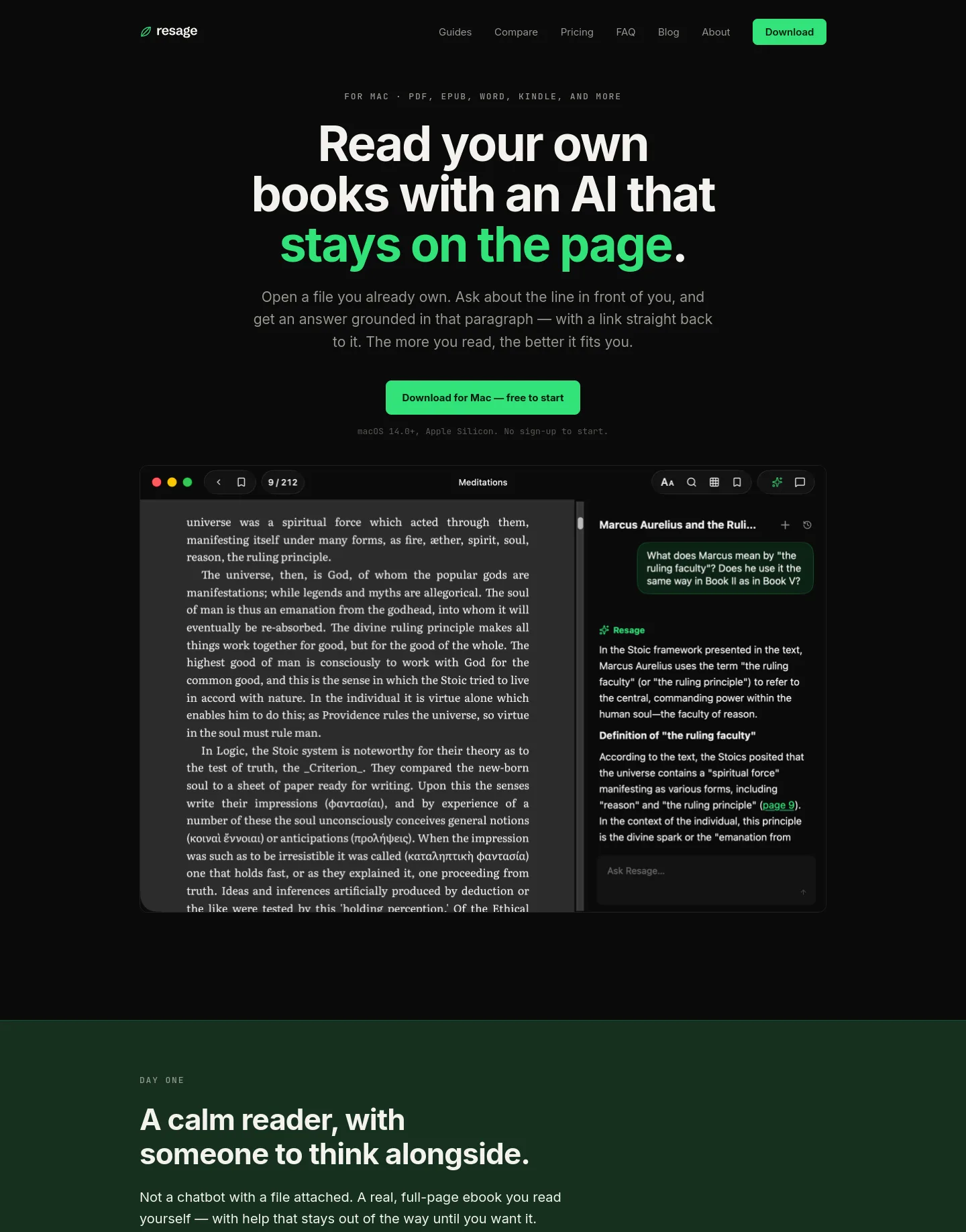 resage.app — a measured funnel