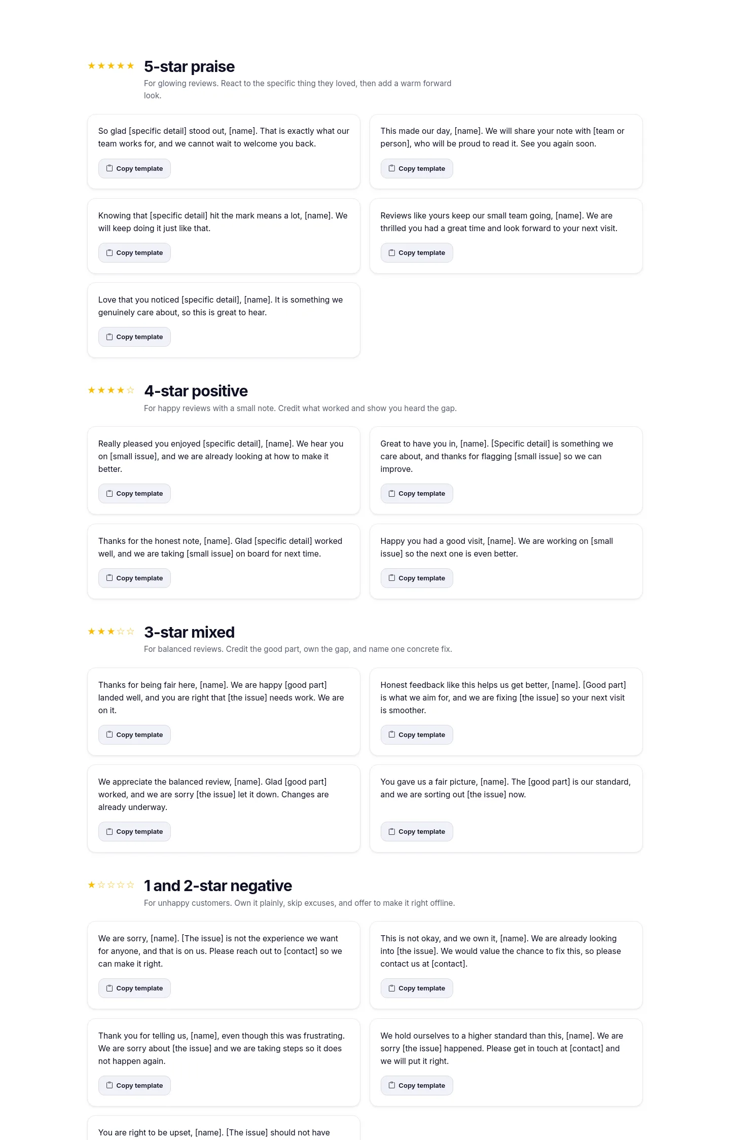 responsly.ai — a real Reviews section