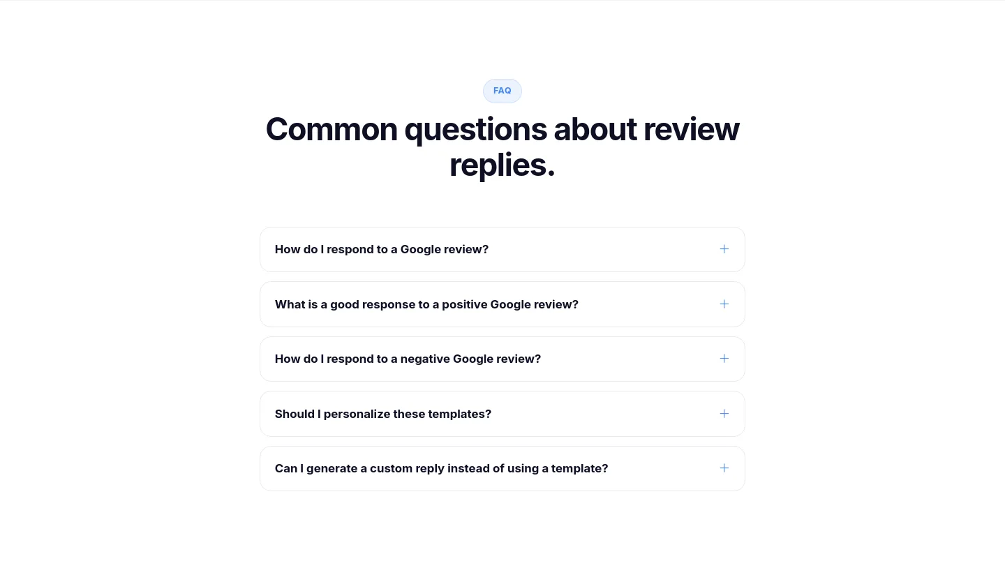 responsly.ai FAQ section