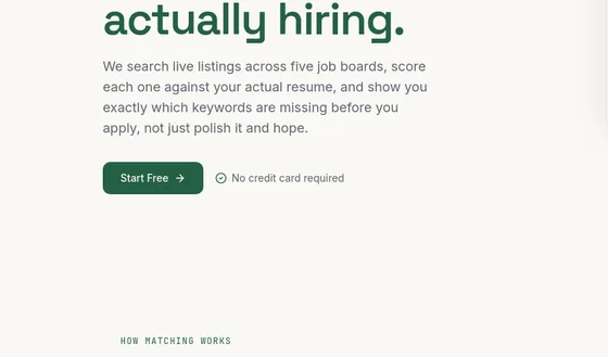 No credit card element from resumakeai.com