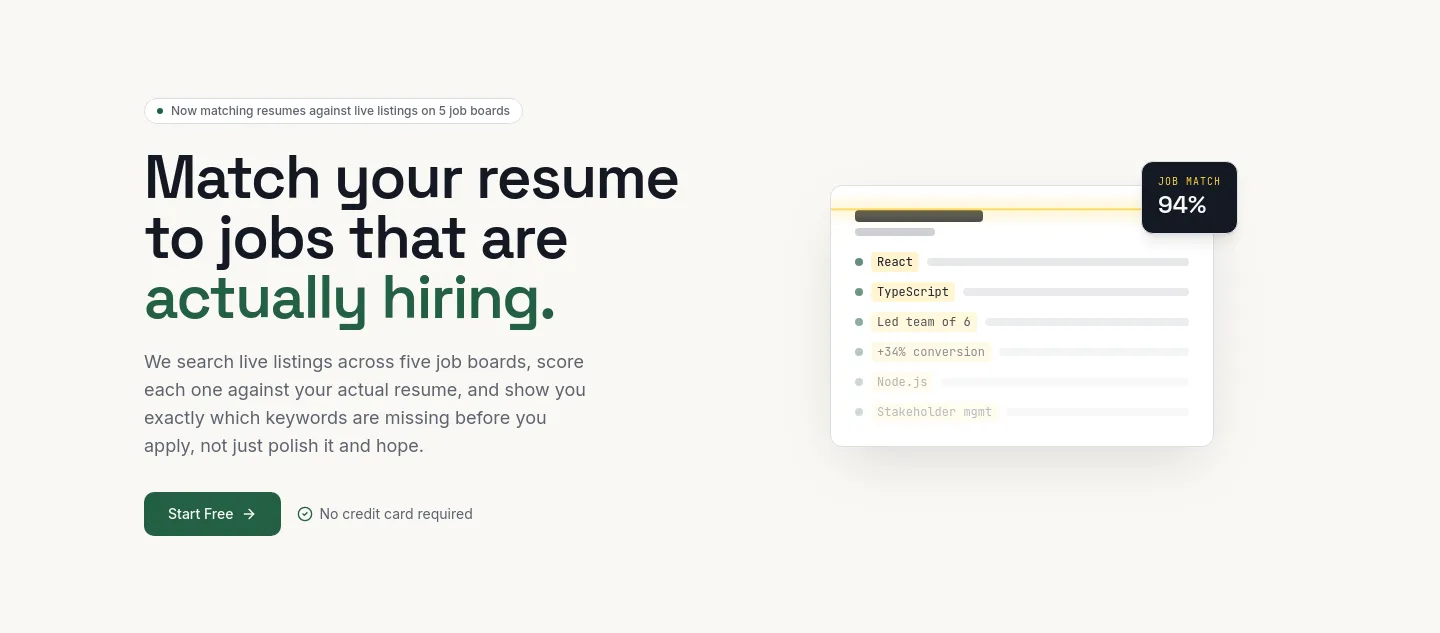 resumakeai.com — Hero