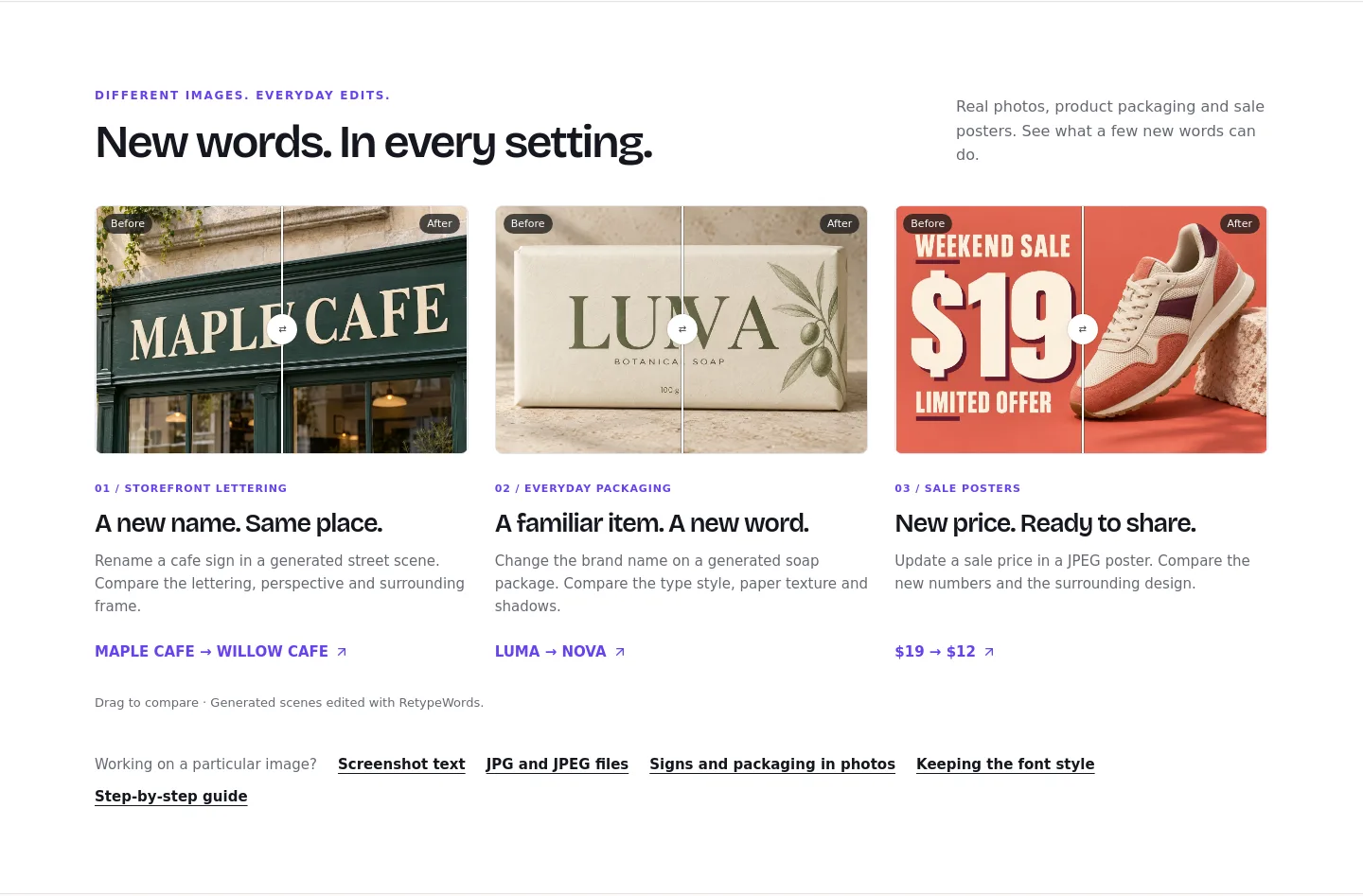 retypewords.com — Comparison