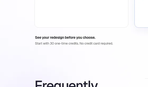 No credit card element from revamp.dev