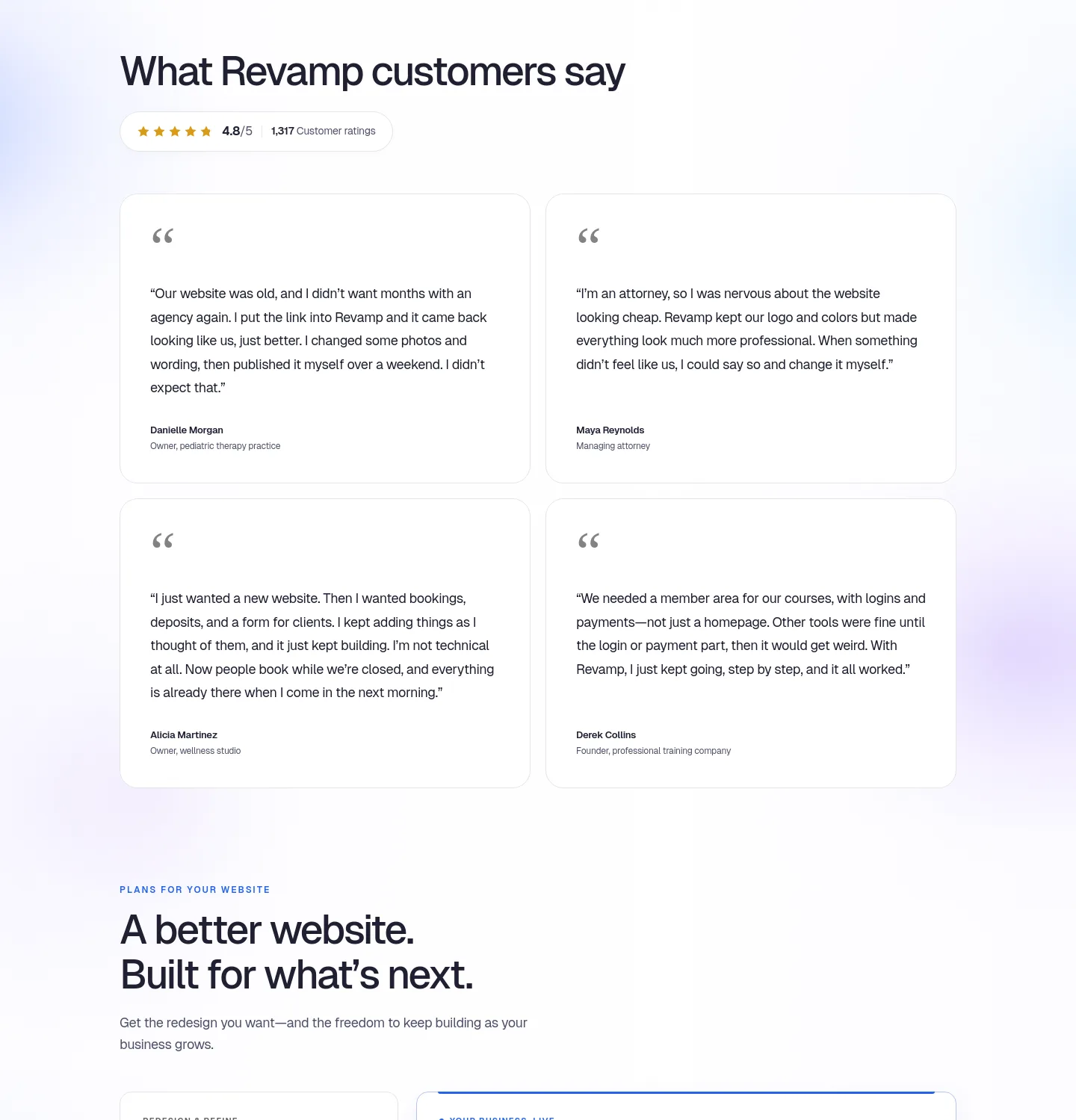 revamp.dev — Reviews