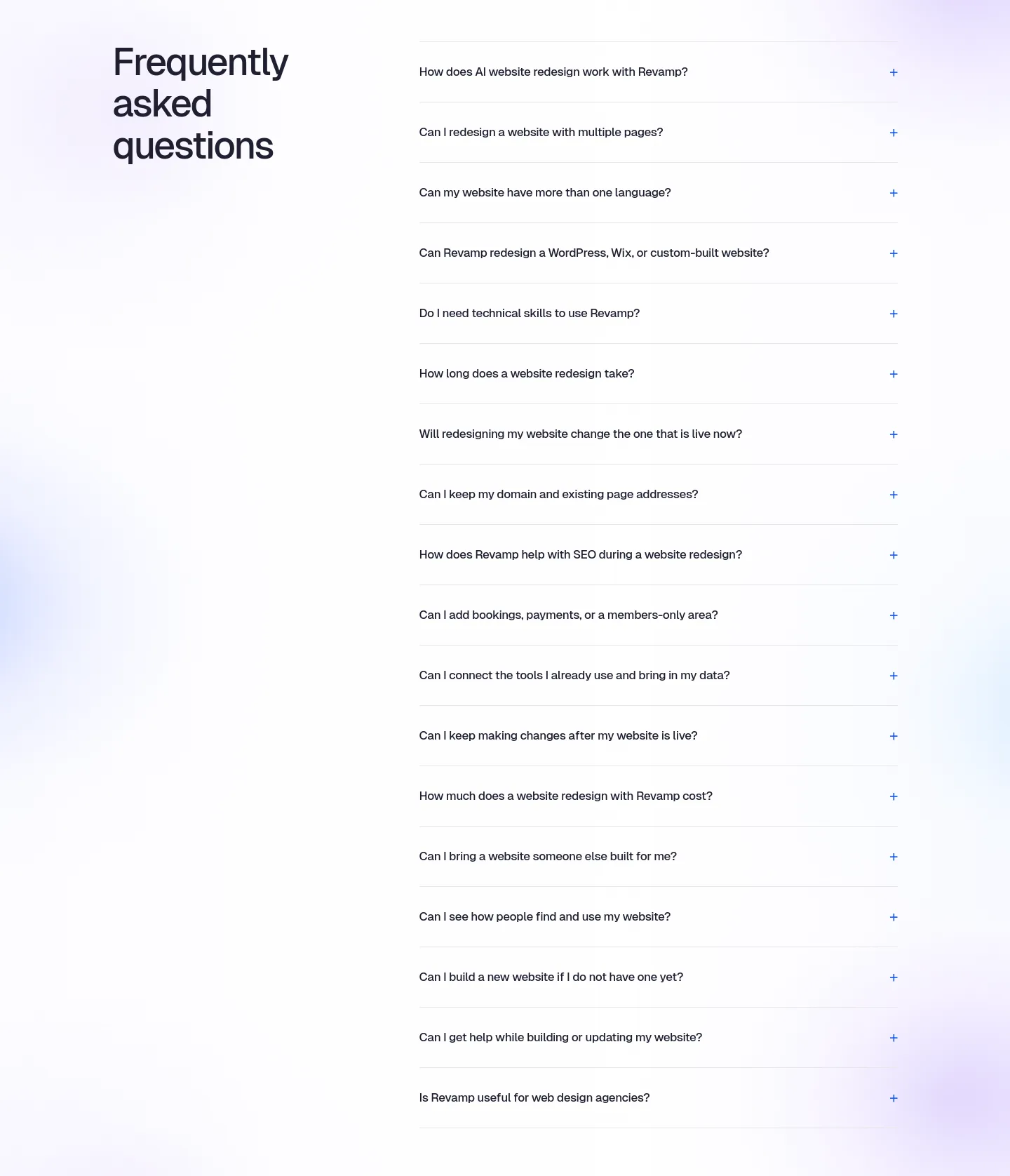 revamp.dev — FAQ