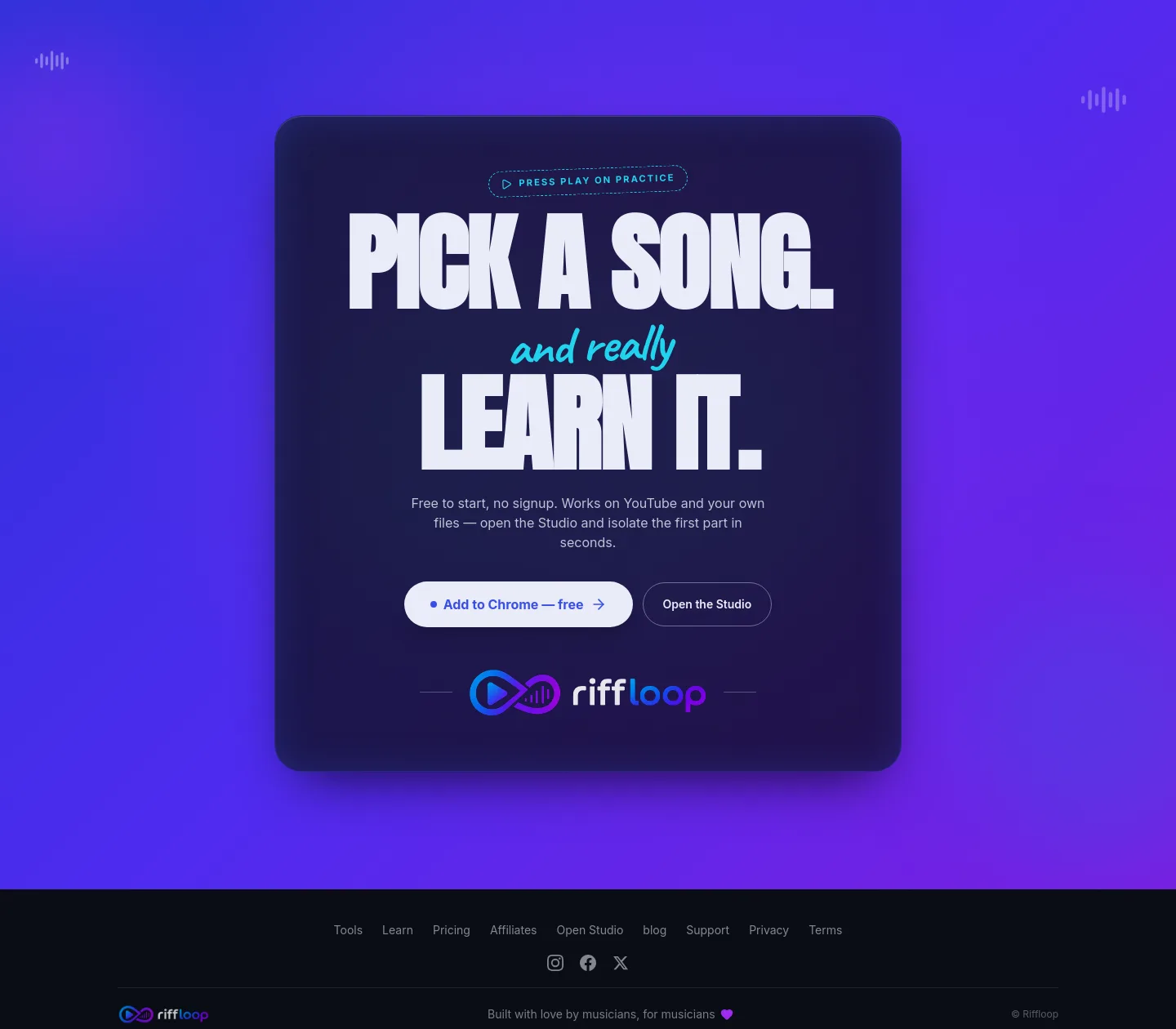 riffloop.app — Features