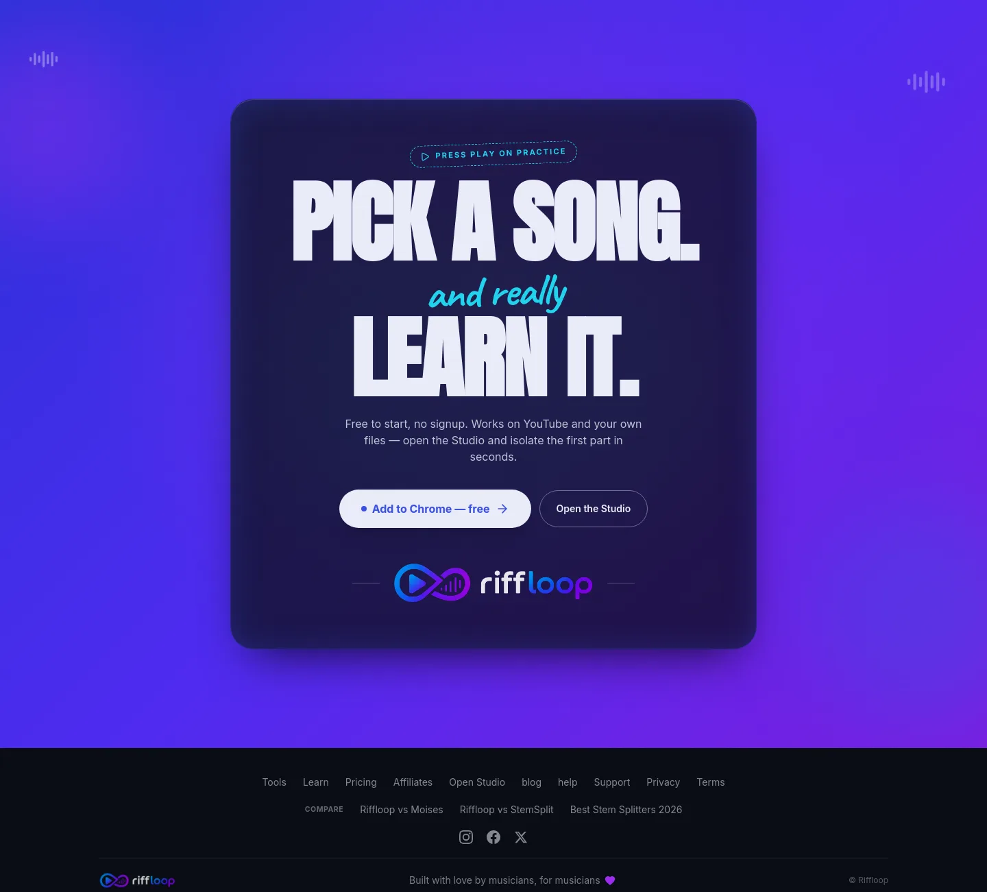 riffloop.app — Features