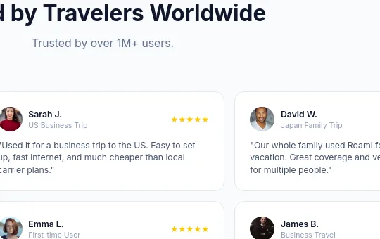 Rating element from roamiapp.com