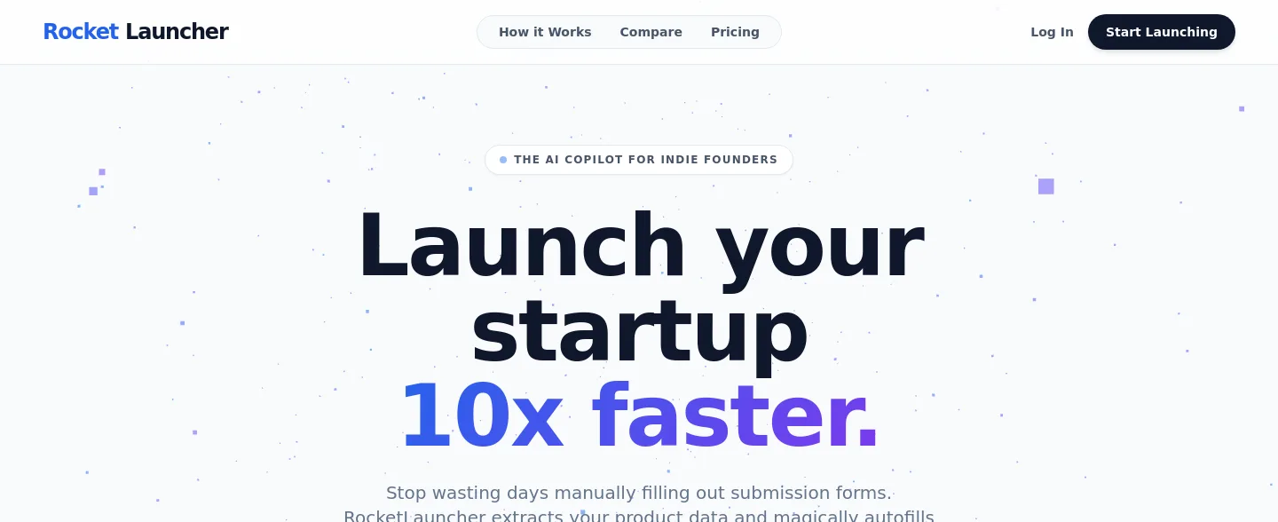 rocketlauncher.techdefy.ai — a measured funnel