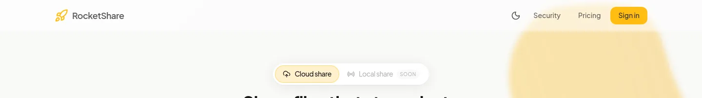 rocketshare.app — a measured funnel
