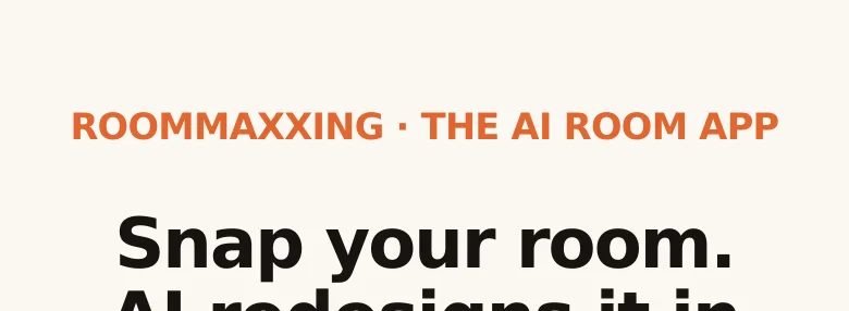 roommaxxing.io — a measured funnel
